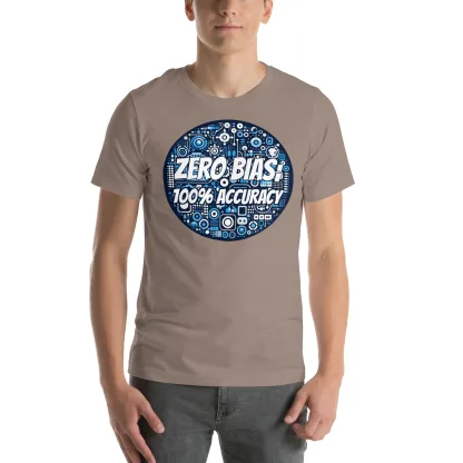 Zero Bias, 100% Accuracy – Machine Learning Unisex T-Shirt