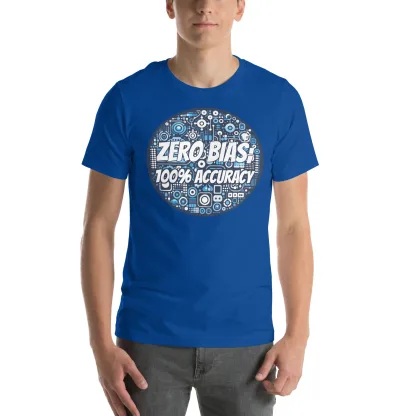 Zero Bias, 100% Accuracy – Machine Learning Unisex T-Shirt