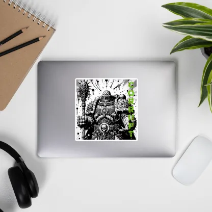 warhammer 40k nurgle plague marine death guard gift merch sticker