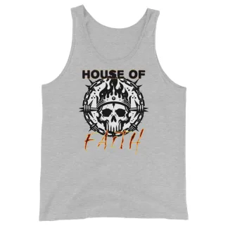 House Cawdor Necromunda Unisex Tank Top – Embrace the Fire of Redemption warhammer 40k imperial guard