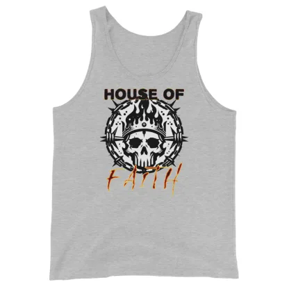 House Cawdor Necromunda Unisex Tank Top – Embrace the Fire of Redemption warhammer 40k imperial guard
