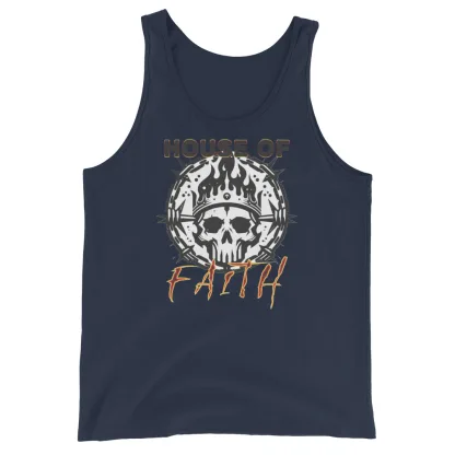 House Cawdor Necromunda Unisex Tank Top – Embrace the Fire of Redemption warhammer 40k imperial guard