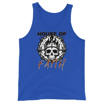 House Cawdor Necromunda Unisex Tank Top – Embrace the Fire of Redemption warhammer 40k imperial guard