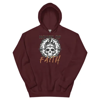 House Cawdor Necromunda Unisex Hooide jumper – Embrace the Fire of Redemption warhammer 40k imperial guard