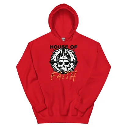 House Cawdor Necromunda Unisex Hooide jumper – Embrace the Fire of Redemption warhammer 40k imperial guard