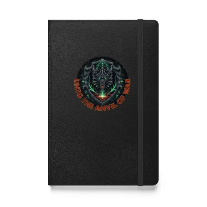 Unto the Anvil of War – Hardbound Notebook for the Unyielding warhammer 40k battle journal notebook space marine salamander