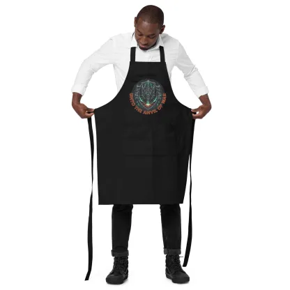 Unto the Anvil of War – Forge & Feast Organic Cotton Apron - Image 5