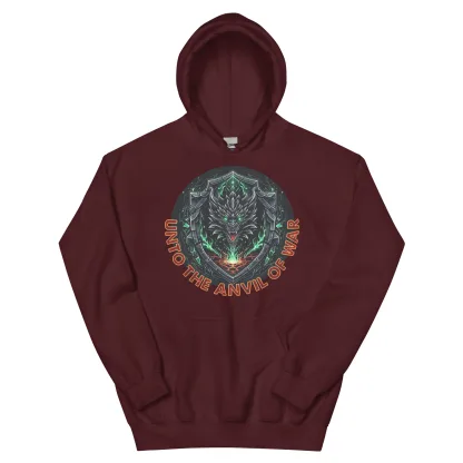 Unto the Anvil of War – Unisex Hoodie for the Battle-Hardened - Image 2