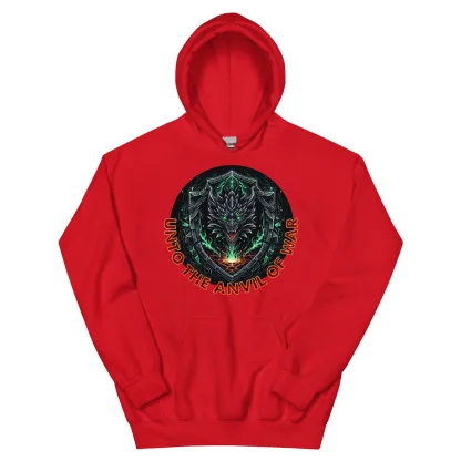 Unto the Anvil of War – Unisex Hoodie for the Battle-Hardened - Image 3