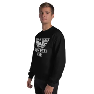 Only in Death Does Duty End warhammer 40k space marine jumper sweatshirt