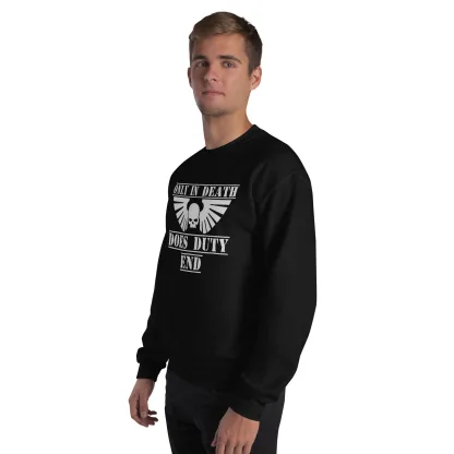 Only in Death Does Duty End warhammer 40k space marine jumper sweatshirt
