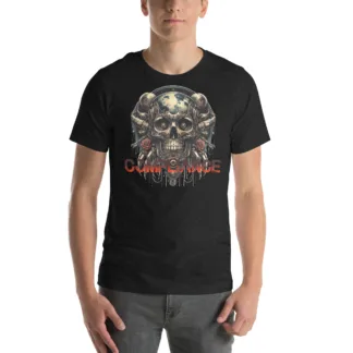 COMPLIANCE Adeptus Mechanicus unisex t-shirt featuring bold typography on quality fabric for Warhammer 40K gaming enthusiasts and Imperial citizens