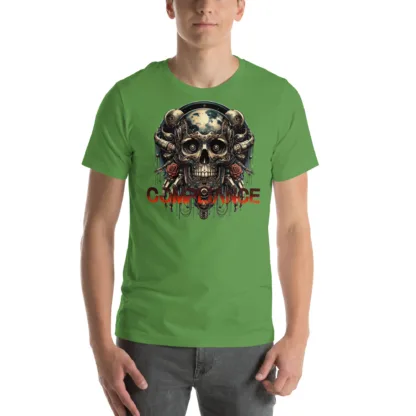 COMPLIANCE Adeptus Mechanicus unisex t-shirt featuring bold typography on quality fabric for Warhammer 40K gaming enthusiasts and Imperial citizens