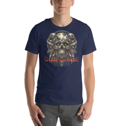 COMPLIANCE Adeptus Mechanicus unisex t-shirt featuring bold typography on quality fabric for Warhammer 40K gaming enthusiasts and Imperial citizens
