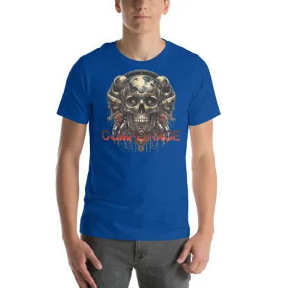 COMPLIANCE Adeptus Mechanicus unisex t-shirt featuring bold typography on quality fabric for Warhammer 40K gaming enthusiasts and Imperial citizens