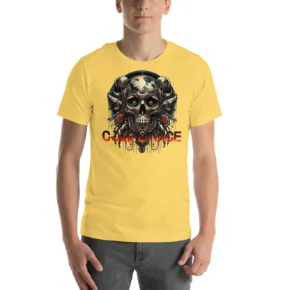 COMPLIANCE Adeptus Mechanicus unisex t-shirt featuring bold typography on quality fabric for Warhammer 40K gaming enthusiasts and Imperial citizens
